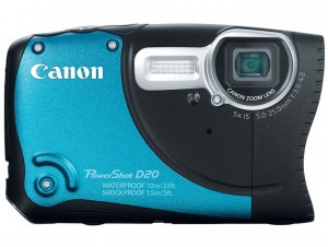Canon PowerShot D20 front