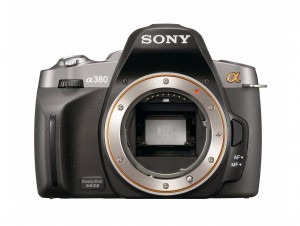 Sony Alpha DSLR-A380 front Sony Alpha DSLR-A380 front