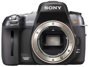 Sony Alpha DSLR-A550 front thumbnail