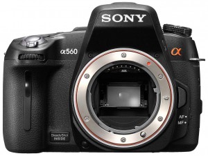 Sony Alpha DSLR-A560 front