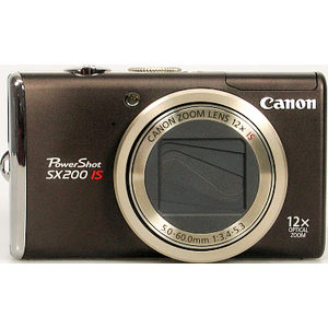 Canon PowerShot SX200 IS front thumbnail