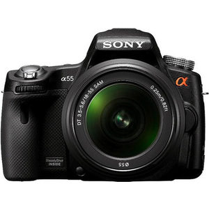Sony SLT-A55 front
