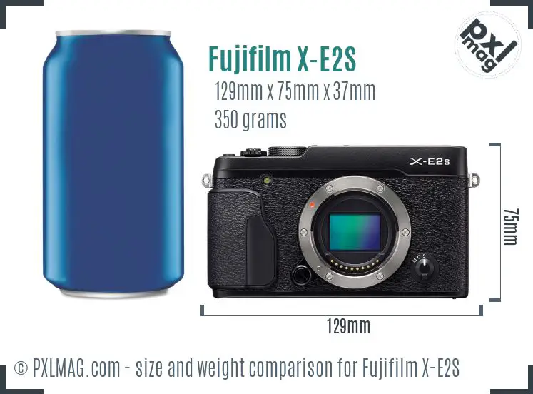 Fujifilm X-E2S dimensions scale