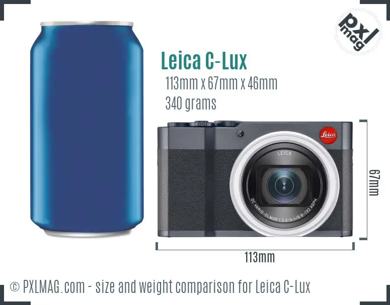 Leica C-Lux dimensions scale
