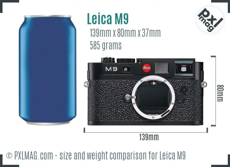 Leica M9 dimensions scale