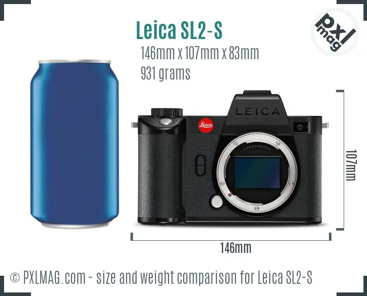 Leica SL2-S dimensions scale