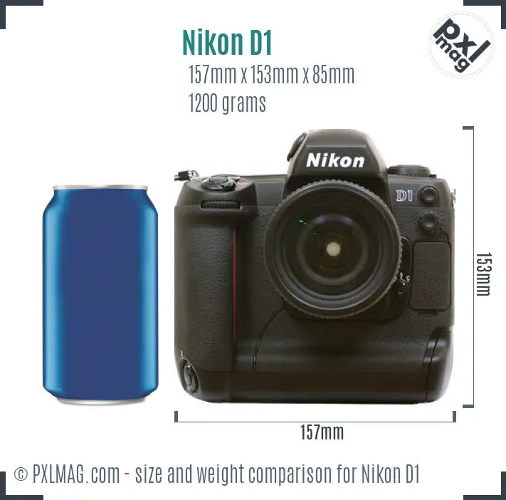 Nikon D1 dimensions scale