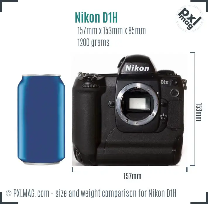 Nikon D1H dimensions scale