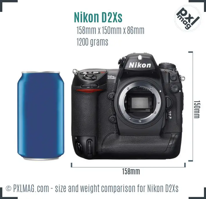 Nikon D2Xs dimensions scale