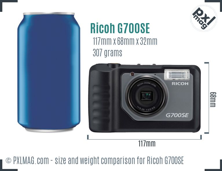 Ricoh G700SE dimensions scale