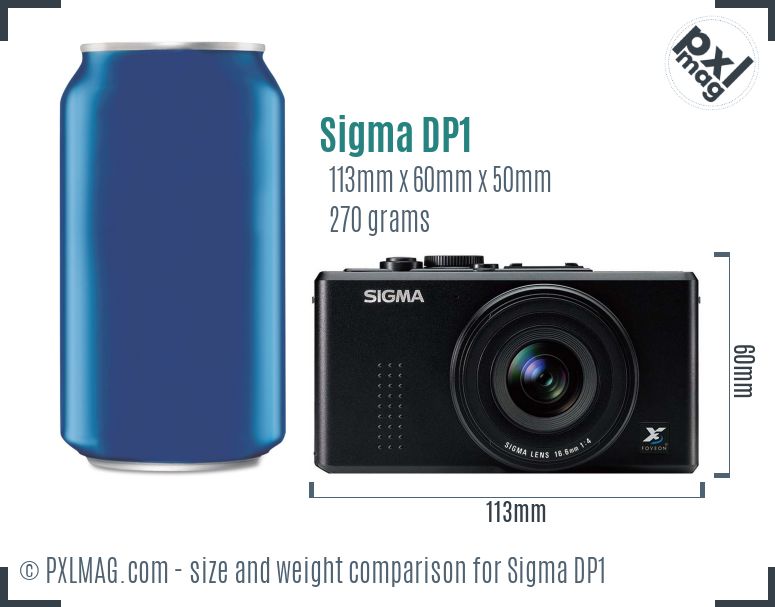 Sigma DP1 dimensions scale