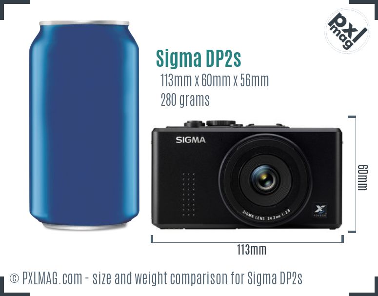 Sigma DP2s dimensions scale