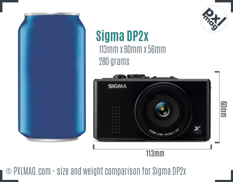 Sigma DP2x dimensions scale