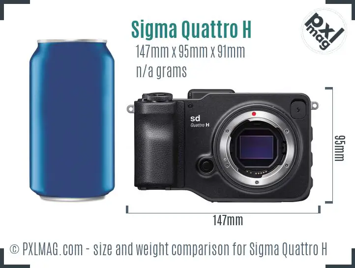 Sigma sd Quattro H dimensions scale