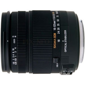 Sigma-18-125mm-F3.8-5.6-DC-OS-HSM-Canon-EF lens Sigma-18-125mm-F3.8-5.6-DC-OS-HSM-Canon-EF lens