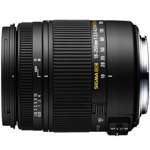 Sigma-18-250mm-F3.5-6.3-DC-OS-HSM-Canon-EF lens Sigma-18-250mm-F3.5-6.3-DC-OS-HSM-Canon-EF lens