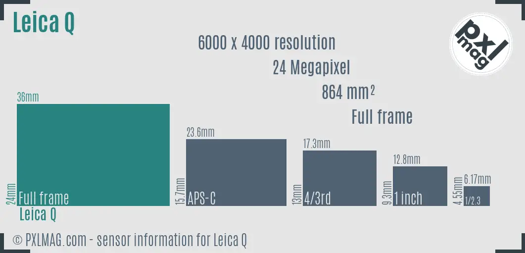 Leica Q sensor size