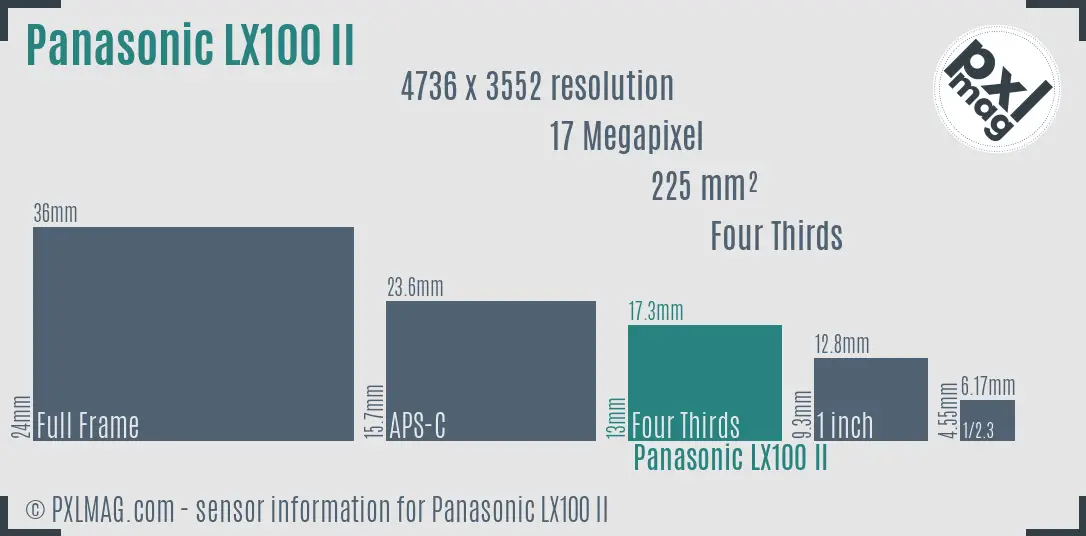 Panasonic Lumix DC-LX100 II sensor size