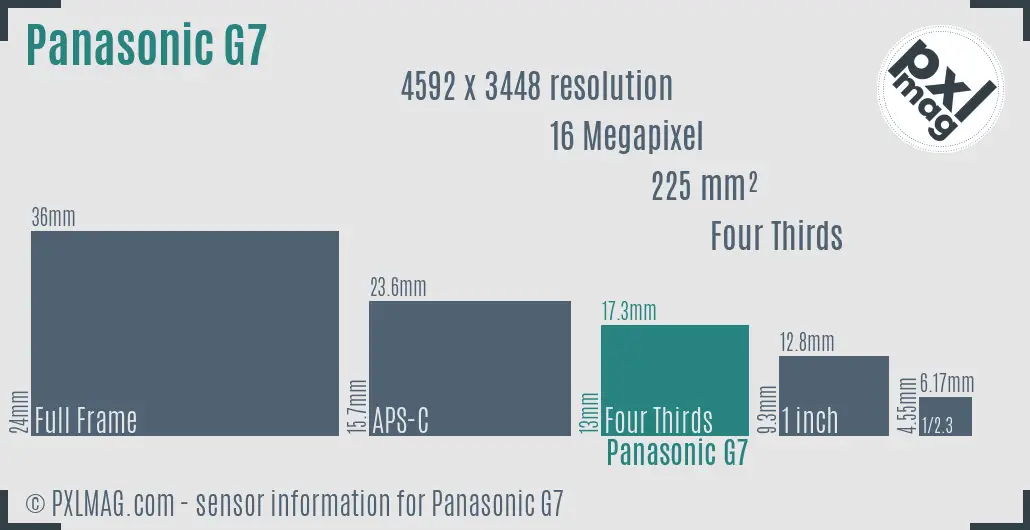 Panasonic Lumix DMC-G7 sensor size