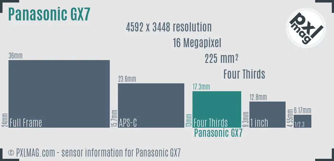 Panasonic Lumix DMC-GX7 sensor size