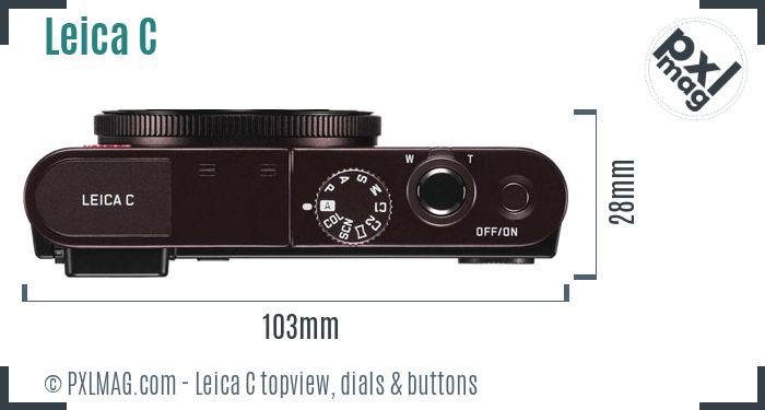 Leica C topview buttons dials