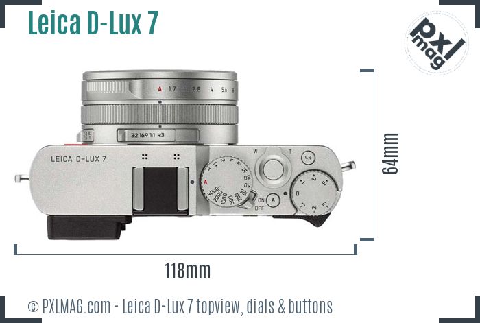 Leica D-Lux 7 topview buttons dials