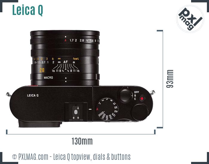 Leica Q topview buttons dials