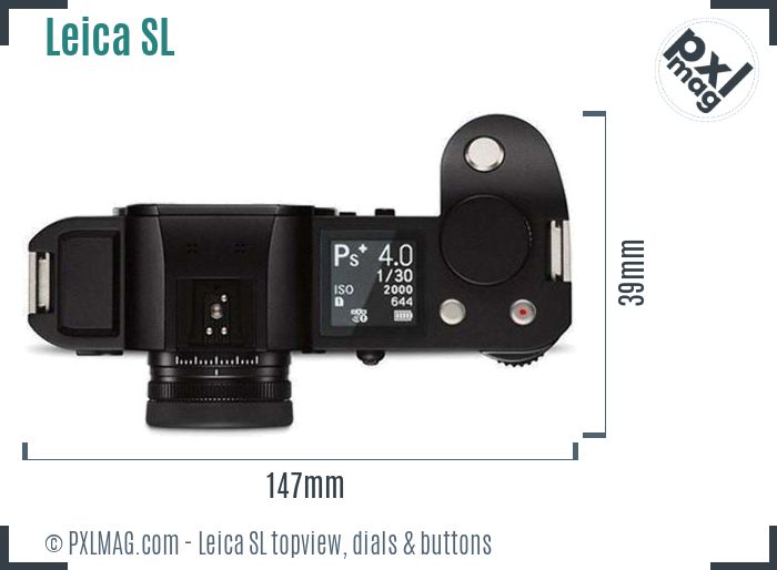 Leica SL topview buttons dials