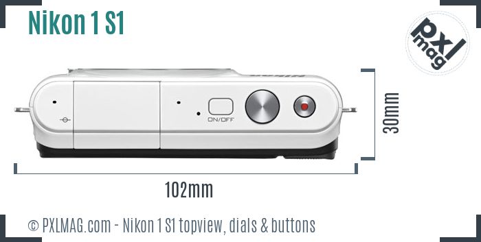 Nikon 1 S1 topview buttons dials
