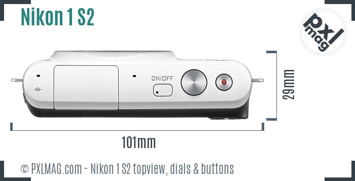 Nikon 1 S2 topview buttons dials