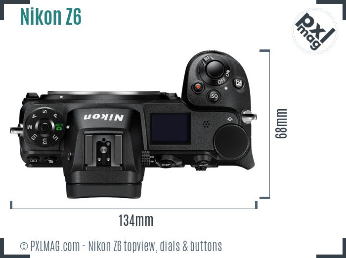 Nikon Z6 topview buttons dials