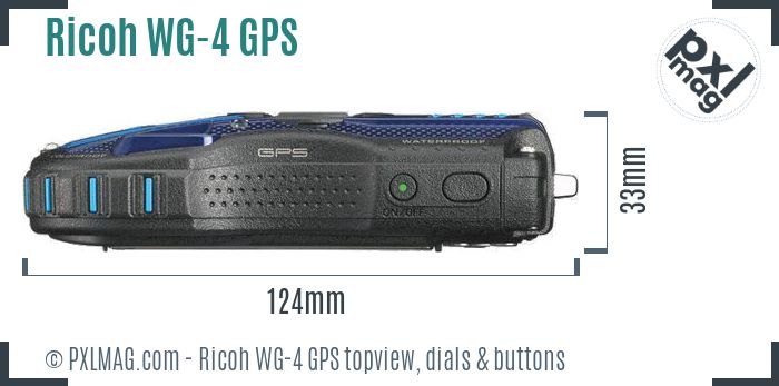 Ricoh WG-4 GPS topview buttons dials