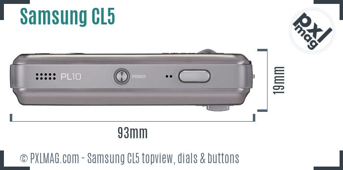 Samsung CL5 topview buttons dials