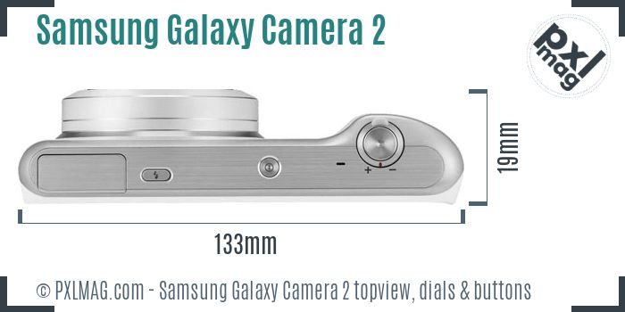 Samsung Galaxy Camera 2 topview buttons dials