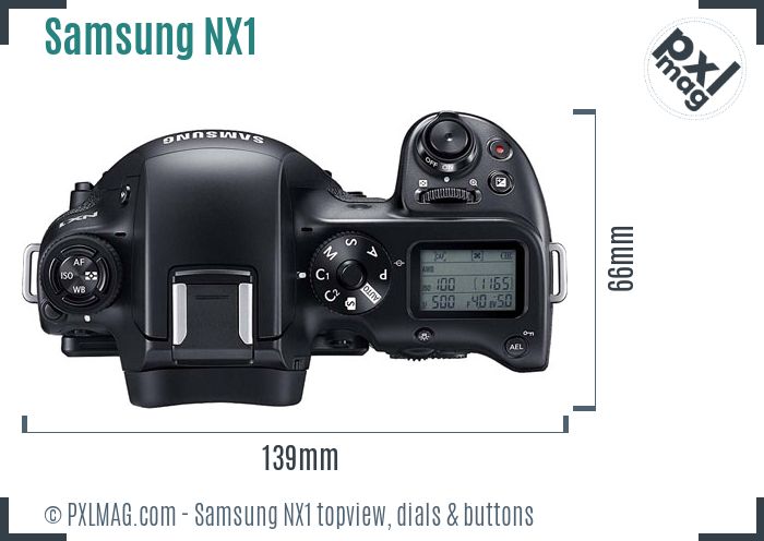 Samsung NX1 topview buttons dials