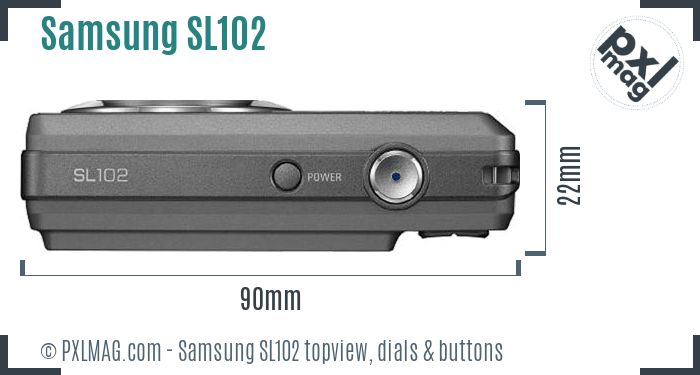 Samsung SL102 topview buttons dials
