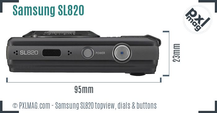 Samsung SL820 topview buttons dials