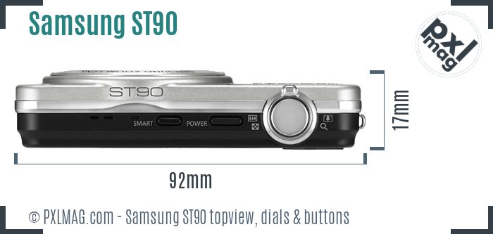 Samsung ST90 topview buttons dials