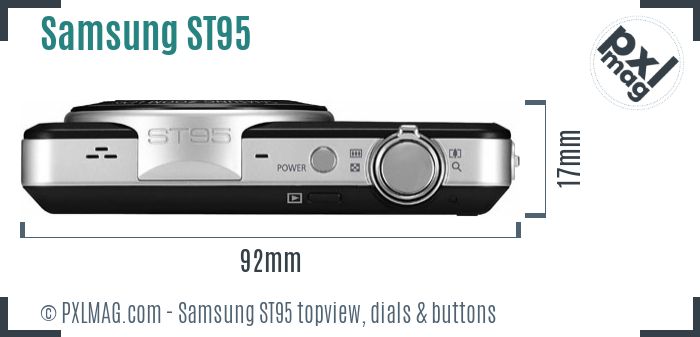 Samsung ST95 topview buttons dials