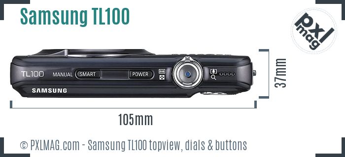 Samsung TL100 topview buttons dials