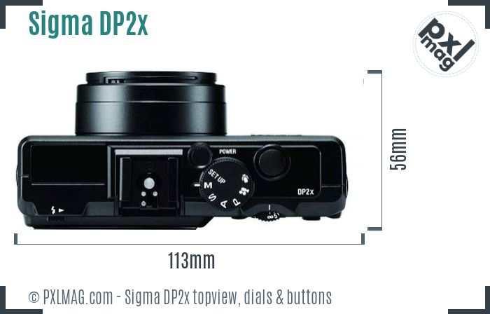 Sigma DP2x topview buttons dials